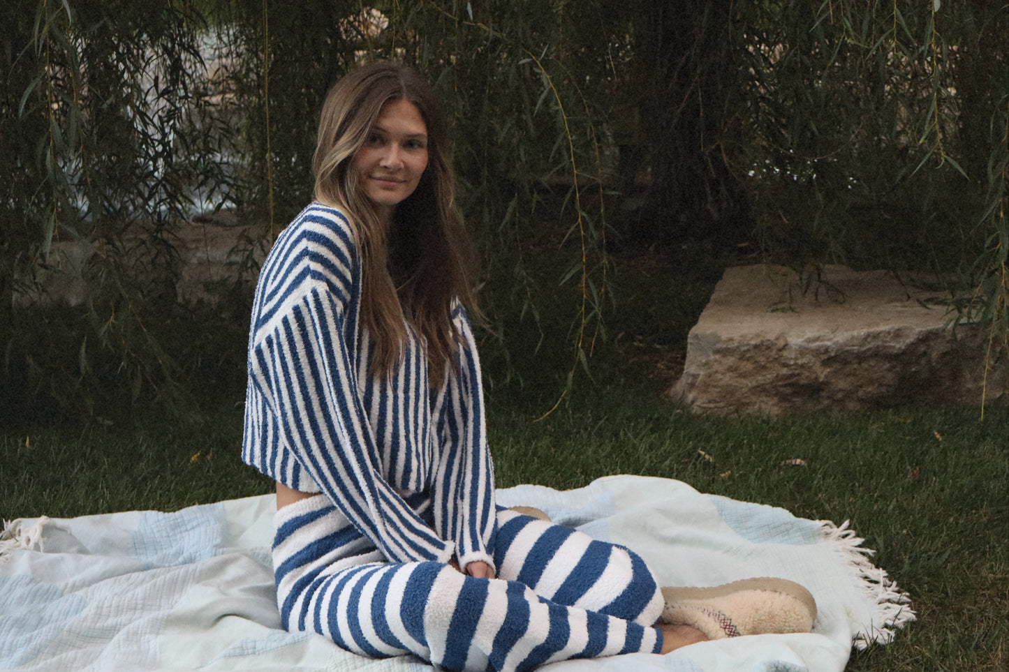 Izzie Striped Cozy Set