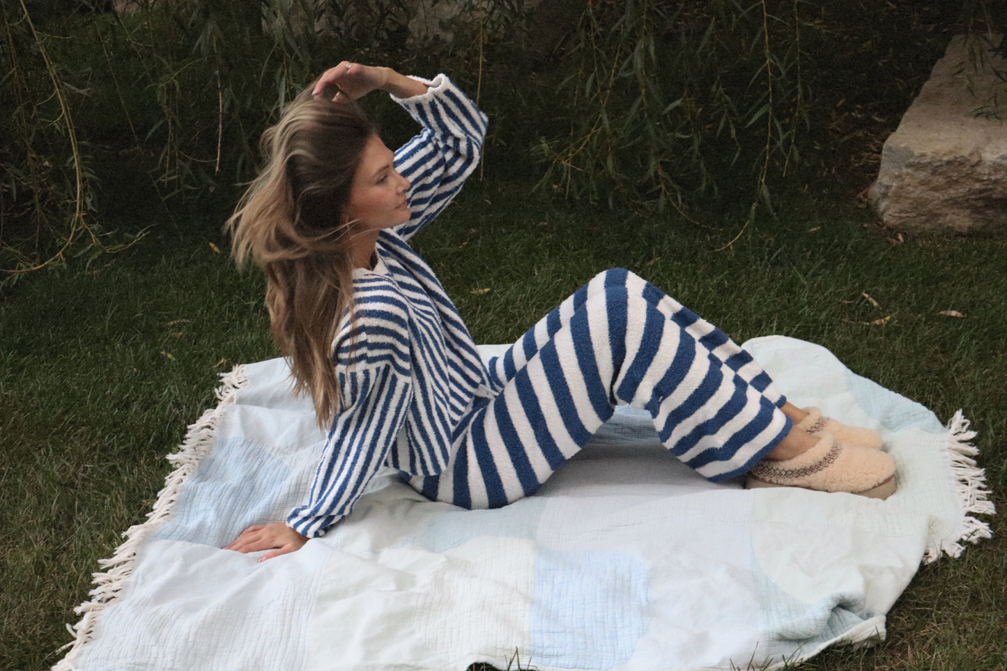 Izzie Striped Cozy Set