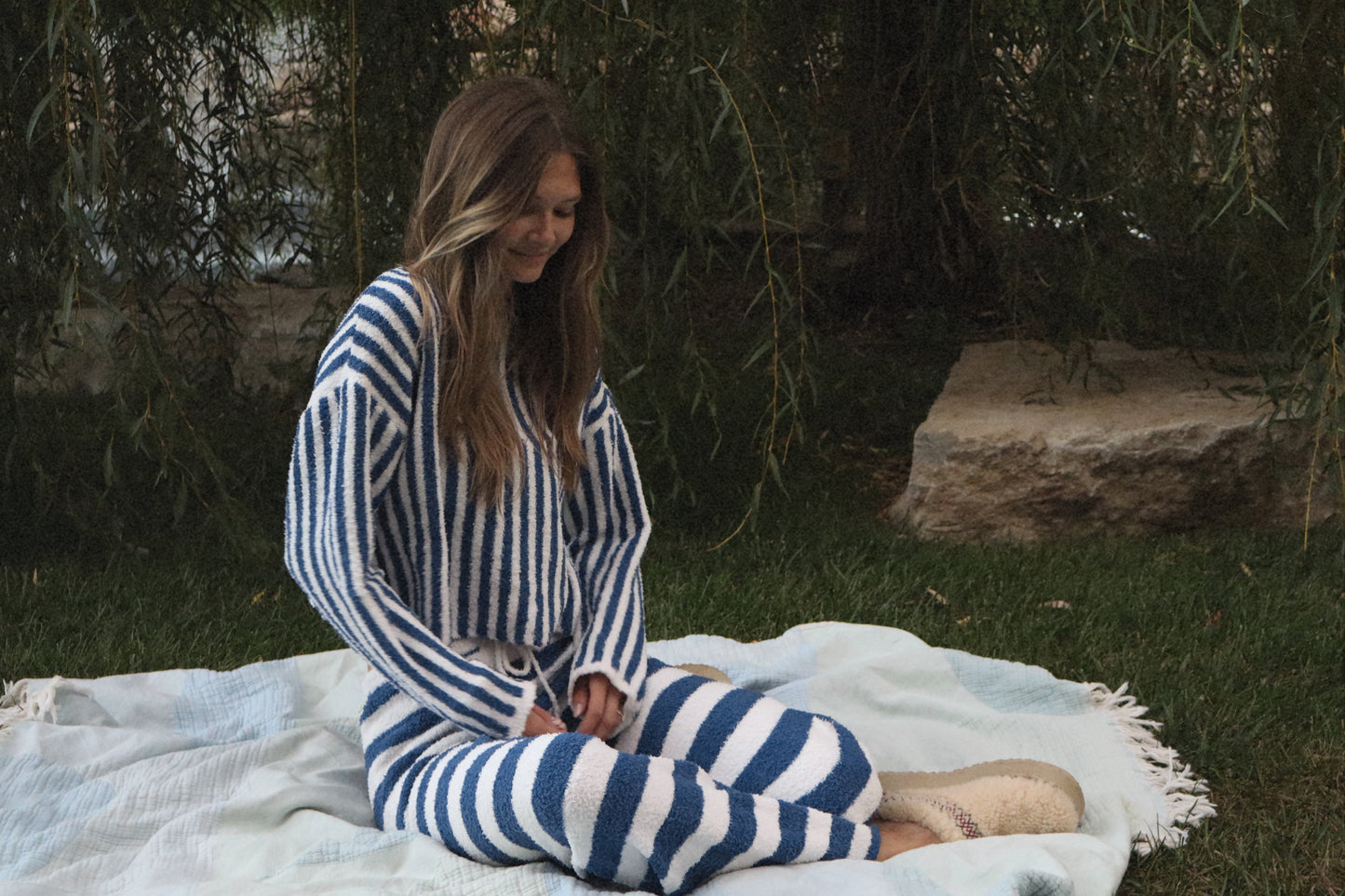 Izzie Striped Cozy Set